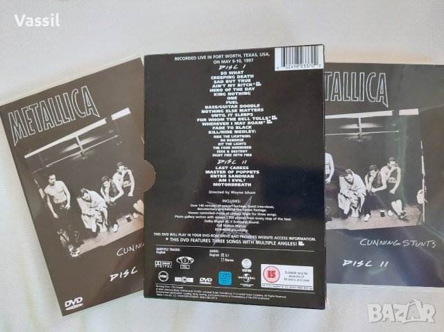 VHS vintage Metallica DJ Bobo DVD RUSH Bon Jovi Dream Theater LIVE концерти филми, снимка 7 - DVD дискове - 30422496