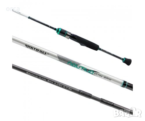 Ултралайт спининг въдица Mistrall Nautilio – 1.72, 1.85 и 2.09 м, снимка 8 - Въдици - 53034074
