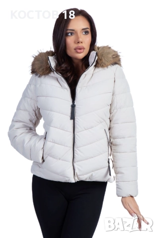 Дамско зимно шушляково яке – 4256, снимка 2 - Якета - 52500746