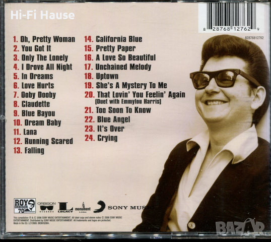 The very best of Roy Orbison, снимка 2 - CD дискове - 36222958