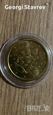 Ватикана 50 Евроцента 2018 UNC