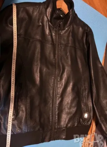 Кожено яке 4XL DESIGH JEANS LEATHER JACKET COTTON, снимка 8 - Якета - 48746475