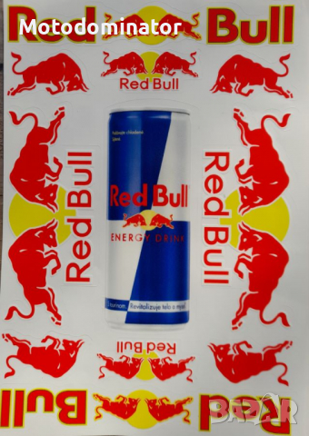 Лепенки - стикери Red Bull, снимка 1 - Аксесоари и консумативи - 36174018