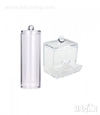 КОМПЛЕКТ КУТИИ ЗА СЪХРАНЕНИЕ НА ТАМПОНИ ЗА ГРИМ И КЛЕЧКИ ЗА УШИ - код 1710, снимка 6 - Други стоки за дома - 33989041