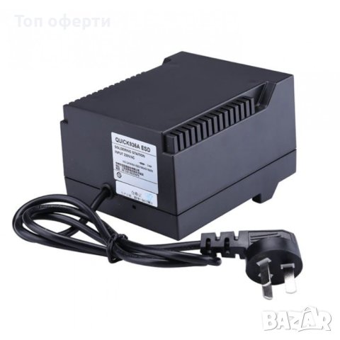 QUICK 936A 220V Антистатична 60w станция за запояване с постоянна температура SMD станция за прерабо, снимка 6 - Поялници и запояване - 44465899