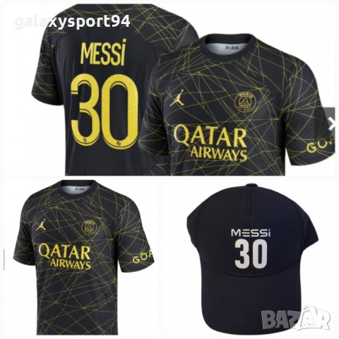 Екип Neymar 10 PSG Black and GOLD Черен Комплект Неймар ПСЖ 5 до 15г New Детски футболен екип, снимка 3 - Футбол - 40015558