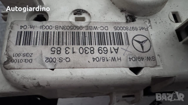 Климатичен блок / панел / табло зa Mercedes B - A1698301385 / 69780014, снимка 2 - Части - 50771487