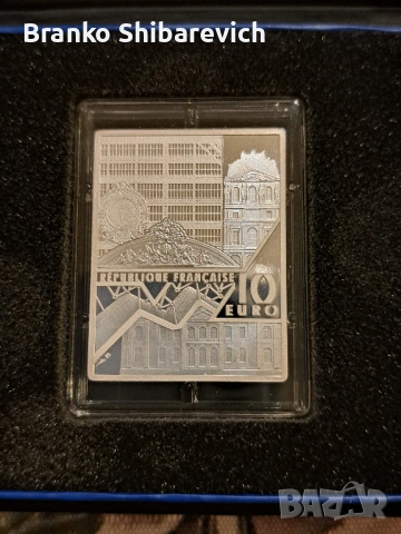 10 € сребърна proof монета 2023- Kitagawa Utamaro, 3000 бр.тираж., снимка 2 - Нумизматика и бонистика - 53473000