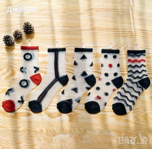 Атрактивни дамски чорапи, снимка 6 - Дамски чорапи - 44165739