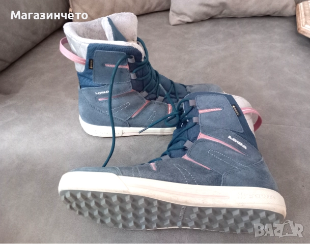 Lowa Lilly II GTX Mid – оригинални зимни боти Gore-Tex, размер 40, снимка 2 - Дамски апрески - 52441553