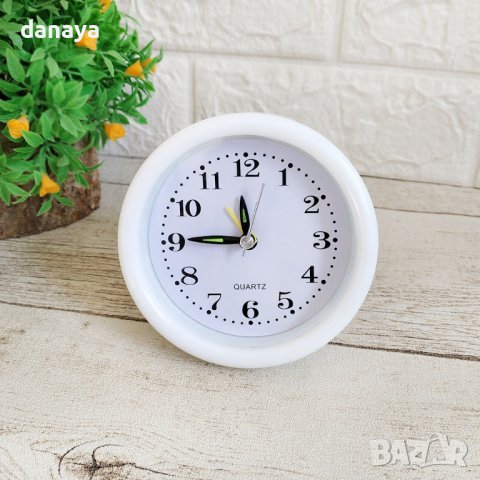 4523 Цветен будилник настолен часовник, различни форми, снимка 4 - Стенни часовници - 44430129