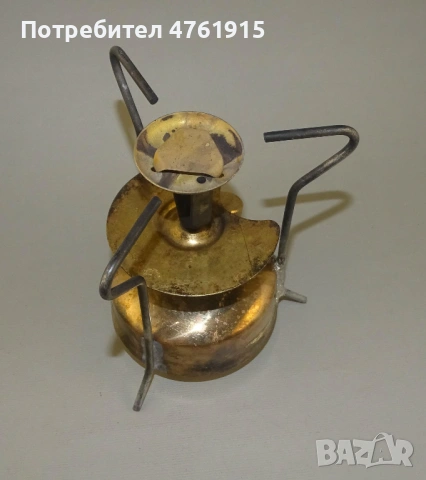 Малък български примус спиртник 70те, снимка 3 - Газови котлони - 53795807