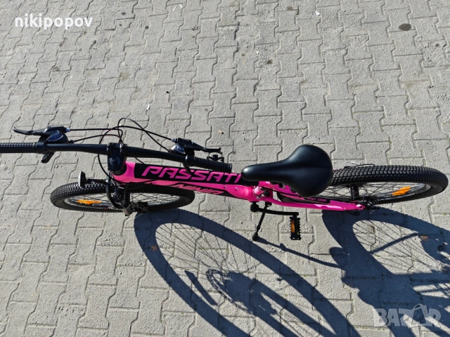 PASSATI Алуминиев велосипед 24" NINJA розов, снимка 9 - Велосипеди - 53830709