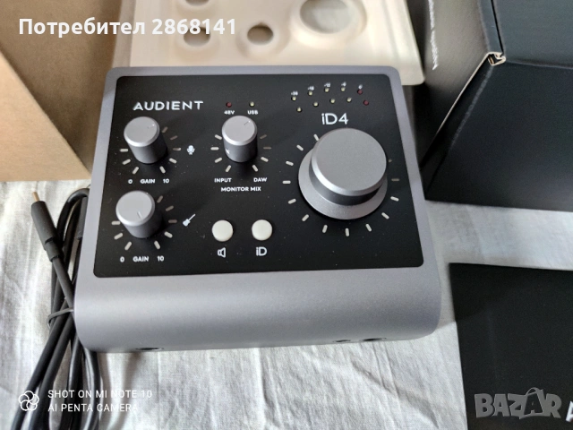 Аудио интерфейс Audient ID4 - 2 входа – 2 изхода USB C, снимка 2 - Ресийвъри, усилватели, смесителни пултове - 53417001