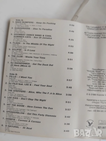 Club Jam Vol.3 - оригинална касета Dance музика, снимка 2 - Аудио касети - 52383151