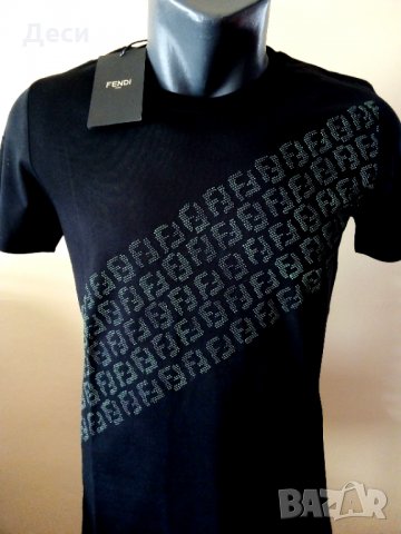 Fendi мъжка тениска нова с етикет, снимка 3 - Тениски - 35843003