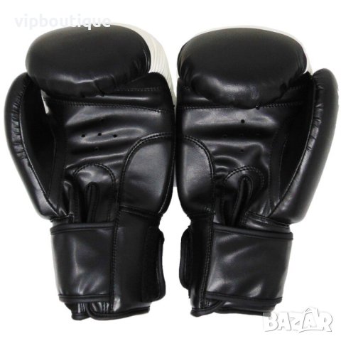 Боксови Ръкавици Gel X Lite Ест. Кожа Черно с бяло, снимка 2 - Бокс - 41547978