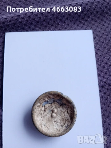 Старо царско копче с лъвче , снимка 3 - Антикварни и старинни предмети - 53293025