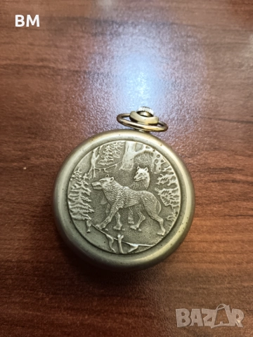 Стар руски часовник  Молния, снимка 2 - Джобни - 52428070