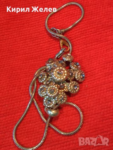 ПОСРЕБРЕН КРАСИВ МЕДАЛЬОН с ИНКРУСТИРАНИ ЦИРКОНИ и СИНДЖИРЧЕ АРТ КОЛИЕ 20774, снимка 14 - Колиета, медальони, синджири - 32239573