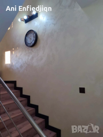 Шпакловка,боядисване и пясъчна мазилка , снимка 2 - Бои, лакове, мазилки - 53499698