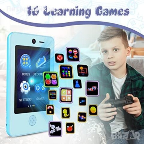 Образователен смартфон за деца с двупосочен разговор HD SOS , снимка 6 - Други - 40981330