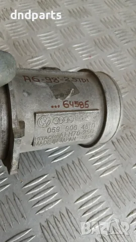 Дебитомер Audi A6 2.5 TDI 1998 059906461D AFH70-25C A6 (C5) (1997-2004), снимка 2 - Части - 56218294