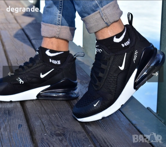 Nike Air Max 270 Winter цвят черно и бяло 36 37 38 39 40 41 42 43 44 45 