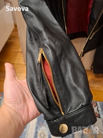 DSQuared2 кожено яке, снимка 6 - Якета - 52282312