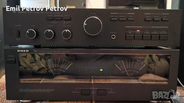 Промо ⭐ ⭐ ⭐ Uher uma-400 2x200W 8om  ( крайно стъпало ) Hantor LA-1000 ( предусилвател), снимка 7 - Ресийвъри, усилватели, смесителни пултове - 50232813