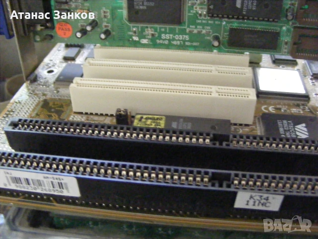 Ретро дънна платка Socket 7  PCPartner am-545+ Intel Pentium 166, снимка 7 - Антикварни и старинни предмети - 50534867