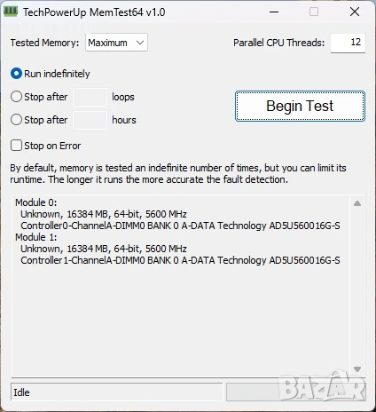 RAM Adata 32GB(2x16GB) DDR5 5600MHz, снимка 3 - RAM памет - 53648687