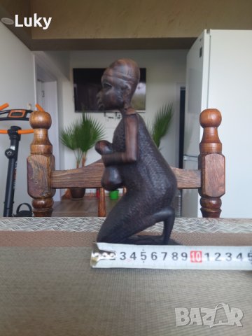 Африканско изкуство.Продавам красиви,старинни, статуетки.Обявената цена е за двете., снимка 9 - Други ценни предмети - 41632377