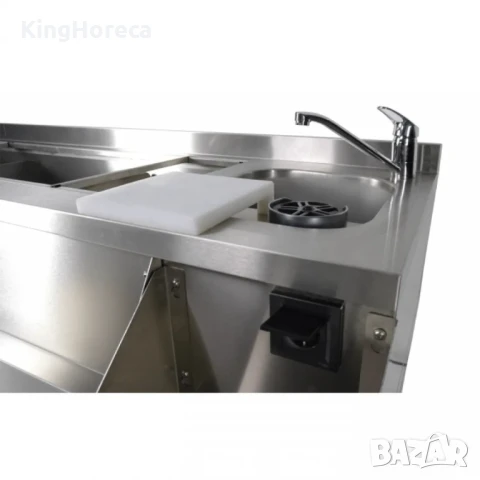  Хладилен плот с 2 врати – 180 литра, снимка 2 - Обзавеждане за заведение - 51013720