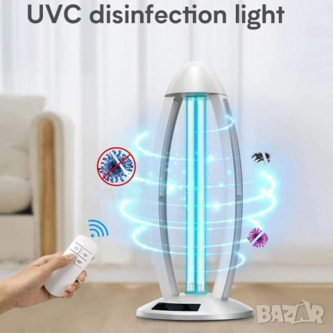 Преносима UV гермицидна лампа, снимка 2 - Лампи за баня - 52546006