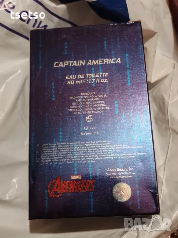 Marvel Avengers Captain America и IRON MAN, снимка 2 - Унисекс парфюми - 56145135