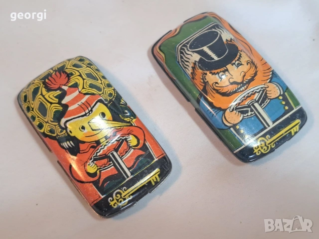 две ретро руски ламаринени колички 34/2, снимка 2 - Колекции - 53845214