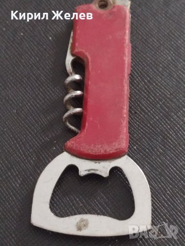 Сгъваемо ножче с отварачка и тирбушон туристическо рядко от соца за КОЛЕКЦИЯ 29259, снимка 3 - Други ценни предмети - 41164895