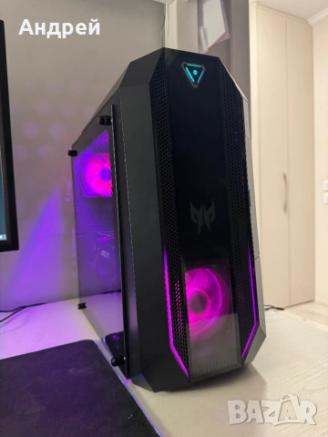 Acer Predator Геймърски компютър RTX/i5/SSD +Монитор 4к, снимка 2 - Геймърски - 53610679