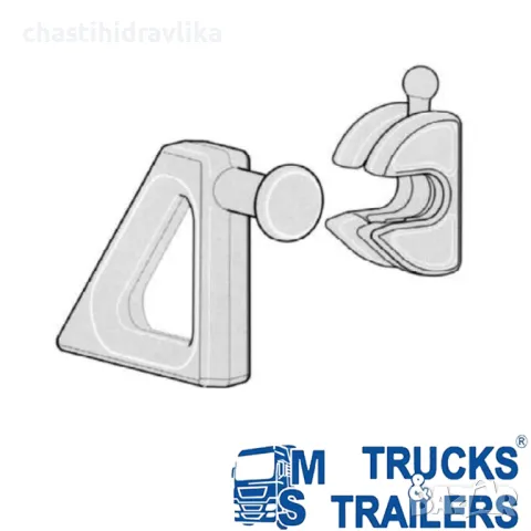 Горна панта за заден капак 10250101 + 10249100 Ø20mm, снимка 2 - Части - 33998853