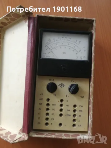 Мултиметър, Ампер клещи, Детектор за метали, Мултицет Руски Ц20, снимка 8 - Други инструменти - 48853973