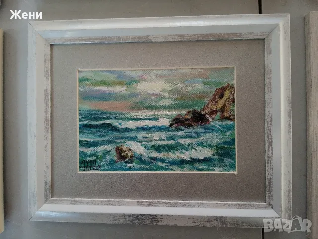 Малки маслени картини на Николай Ханзъров, снимка 12 - Картини - 47631641