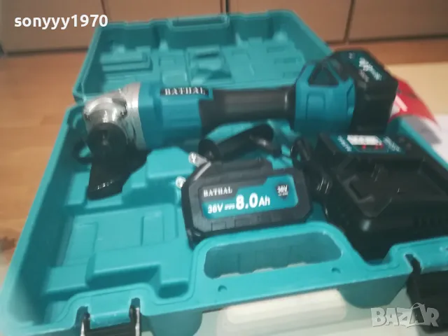 ЪГЛОШЛАЙФ-ФЛЕКС С ДВЕ БАТЕРИЙ И ЗАРЯДНО 1310241105, снимка 4 - Други инструменти - 47564087