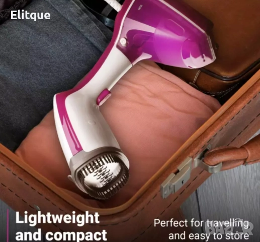 Уред за вертикално гладене с пара Voltz, 1000W, 280 мл., Бял с лилаво, снимка 5 - Ютии - 52591842