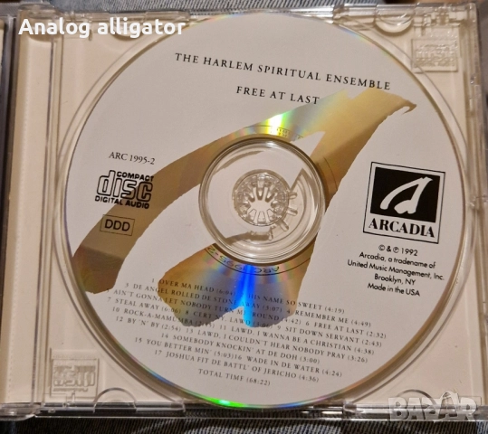 Free At Last.The Harlem, снимка 3 - CD дискове - 52032386