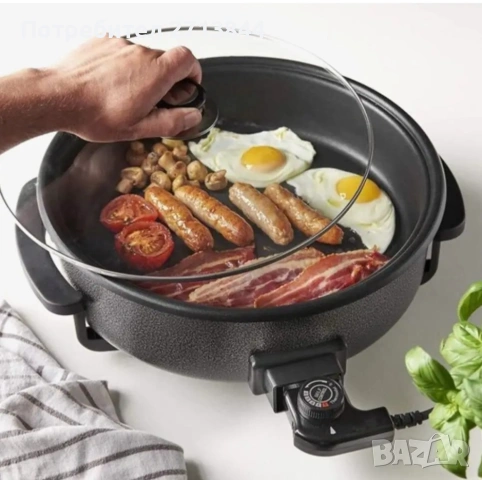 Електрическа тава, снимка 8 - Съдове за готвене - 53671718