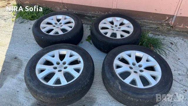 Оригинални алуминиеви джанти Mazda 18” х 7 1/2 J 50 с гуми Hankook Ventus Slevo 2 Suv 235/60R18