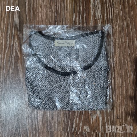 Сребрист потник-топ S/M-20лв.НОВ, снимка 4 - Корсети, бюстиета, топове - 40244782
