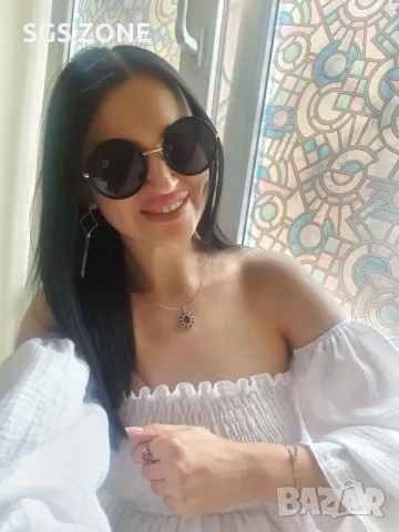 Коктейлни Сребърни Обеци от Тайланд👑, снимка 3 - Обеци - 49891669