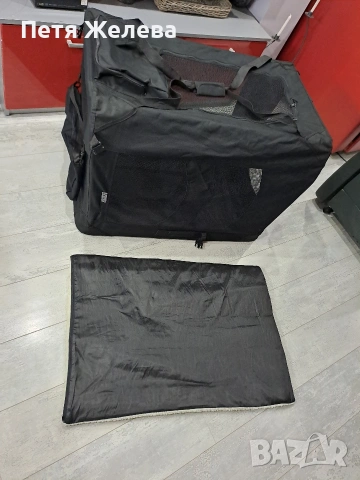 Сгъваема транспортна чанта за кучета и котки FEANDREA/SONGMICS-90/62/62 см, снимка 14 - За кучета - 53595208